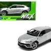 1/24 Welly Lamborghini Urus (Silver) Diecast Car Model