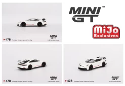 1/64 Mini GT Porsche 911 (992) GT3 White Diecast Car Model