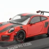 1/43 Minichamps 2018 Porsche 911 (991.2) GT2 RS Weissach Package (Guards Red With Black Rims) Car Model