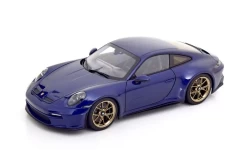 1/18 Norev 2021 Porsche 911 992 GT3 Touring (Gentian Blue Metallic) Diecast Car Model