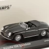 1/43 Minichamps 1956 Porsche 356 Speedster (Black) Car Model