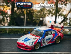 1/64 Tarmac Works & Schuco Porsche 911 GT2 Sohgo-Keibi #30 Diecast Car Model
