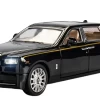 1/24 Rolls-Royce Phantom VIII (Black) Diecast Car Model With Lights
