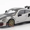 1/43 BBurago Porsche 911 (991.2) GT2 RS Street Fire Silver Car Model