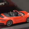 1/43 Minichamps Porsche 911 (992) Carrera 4S Convertible (Lava Orange) Car Model