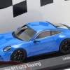1/43 Minichamps 2021 Porsche 911 (992) GT3 Touring (Shark Blue With Black Wheels) Car Model