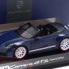 1/43 Dealer Edition 2022 Porsche 911 (992) Carrera GTS Cabriolet America Edition (Azure Blue) Car Model