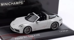 1/43 Minichamps 2022 Porsche (992) Targa 4 GTS (Chalk Grey) Car Model