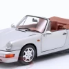 1/18 Norev 1990 Porsche 911 (964) Carrera 2 Convertible (Silver) Diecast Car Model