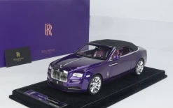1/18 HH Model Rolls-Royce Dawn (Twilight Purple) Resin Car Model Limited 50 Pieces