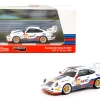1/64 Tarmac Works & Schuco 1995 Porsche 911 Turbo S LM GT BRP GT Series #55 Diecast Car Model