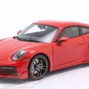 1/18 Minichamps 2021 Porsche 911 (992) Turbo S Coupe Sport Design (Guards Red) Diecast Car Model
