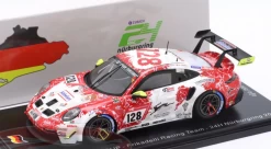 1/43 Spark 2022 Porsche 911 GT3 Cup #128 24h Nürburgring Frikadelli Racing Team Klaus Abbelen, Julian Harrison, Hendrik Von Danwitz, Ayhancan Güven Car Model