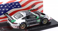1/43 Spark 2021 Porsche 911 GT3 R #88 12h Sebring Team Hardpoint EBM Katherine Legge, Ana Beatriz, Christina Nielsen Car Model