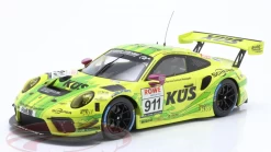 1/18 Ixo 2022 Porsche 911 GT3 R #911 Winner NLS 1 Nürburgring Manthey-Racing Michael Christensen, Frédéric Makowiecki, Laurens Vanthoor Car Model