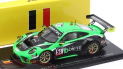 1/43 Spark 2022 Porsche 911 GT3 R #54 24h Spa Dinamic Motorsport Klaus Bachler, Come Ledogar, Thomas Preining Car Model