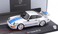 1/43 Dealer Edition Porsche 911 (964) Carrera RS 3.8 Transformers Mirage Silver Car Model