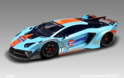 1/18 Ivy Lamborghini Aventador GT EVO LB Silhouette Works (Gulf Edition) Resin Car Model Limited 99 Pieces