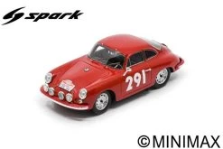 1/43 Spark 1963 Porsche 356B T6 Carrera 2 GT No.291 Rally Monte Carlo H-J. Walter - E. Stock Car Model