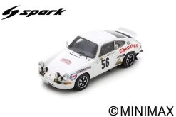 1/43 Spark 1975 Porsche 911 Carrera RS No.56 7th Rally Monte Carlo J-P. Rouget - P. Chonez Car Model