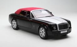 1/18 KYOSHO ROLLS-ROYCE PHANTOM COUPE Soft Top Convertible (BLACK) DIECAST MODEL