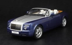 1/18 Kyosho Rolls-Royce Phantom Drophead Coupe (Metropolitan Blue) Diecast Car Model