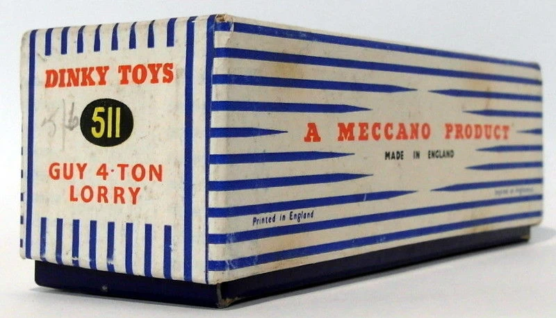Vintage Dinky 511 - Guy 4 Ton Lorry - Blue - Image 8