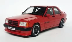 Otto 1/18 Scale Resin - OT674 Brabus 190E 3.6S W201 Signal Red