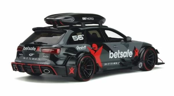 GT Spirit 1/18 Scale GT321 - 2017 Audi A6 RS6 DTM Avant - Black - Image 2