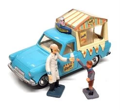 Corgi Toys 9cm Long Original Diecast 447 - Wall's Ice Cream Van On Ford Thames