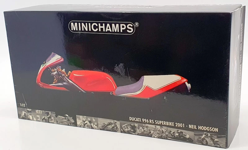 Minichamps 1/12 Scale 122 011200 - Ducati 996 RS Superbike 2001 - N. Hodgson - Image 5