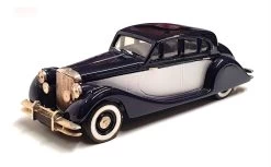Milestone Miniatures 1/43 Scale GC51TT - Jaguar Mk.5 Saloon - Blue/Silver