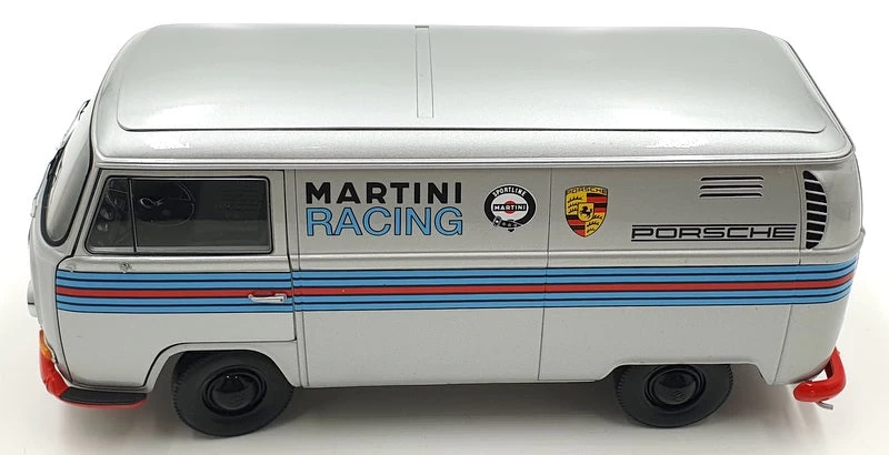 Schuco 1/18 Scale 45 001 7300 - Volkswagen T2a Kasten Martini Racing - Image 3