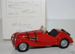 WESTERN MODELS MIKE STEPHENS 1st PROTOTYPE - PLUMBIES- BMW 328 - RACING - RED