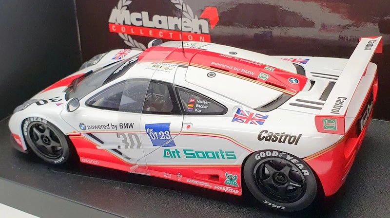 UT Models 1/18 Scale Model Car 39624 - McLaren F1 GTR West Competmon 1996 - Image 2