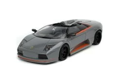 Hyper-Spec Lamborghini Murcielargo Roadster Grey 1/24 Diecast Model By Jada