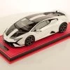 1/18 MR Collection Lamborghini Huracan Tecnica (Bianco Asopo White With Black Livery) Resin Car Model Limited 49 Pieces