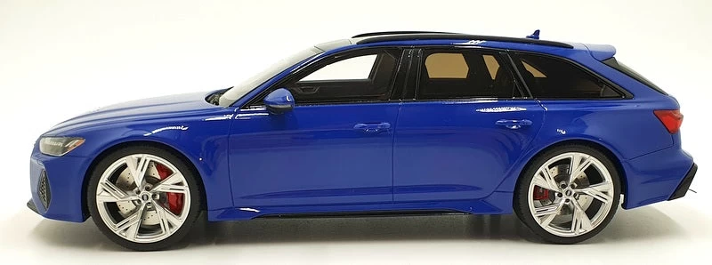 GT Spirit 1/18 Scale Resin GT854 - Audi RS6 Avant Tribute - Blue - Image 3