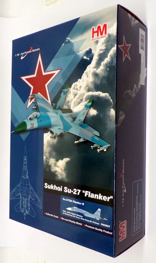 Hobby Master 1/72 Scale HA6007 - Sukhoi Su-27SK Flanker B - Image 3