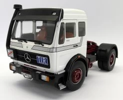 Road Kings 1/18 Scale RK180043 - Mercedes NG 1632 1973 White / Silver/ Dark Red