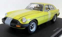 Universal Hobbies 1/18 Scale Diecast 4454 MG MGB GT MK2 Citroen Yellow