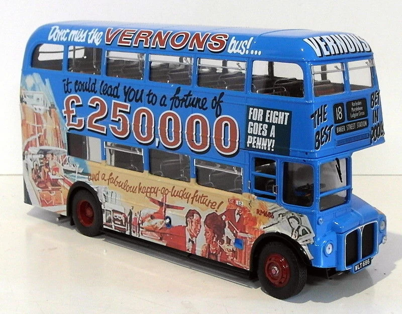 Sunstar 1/24 Scale 2905 - RM 686 - WLT 686 London Transport - Vernons Pools - Image 2