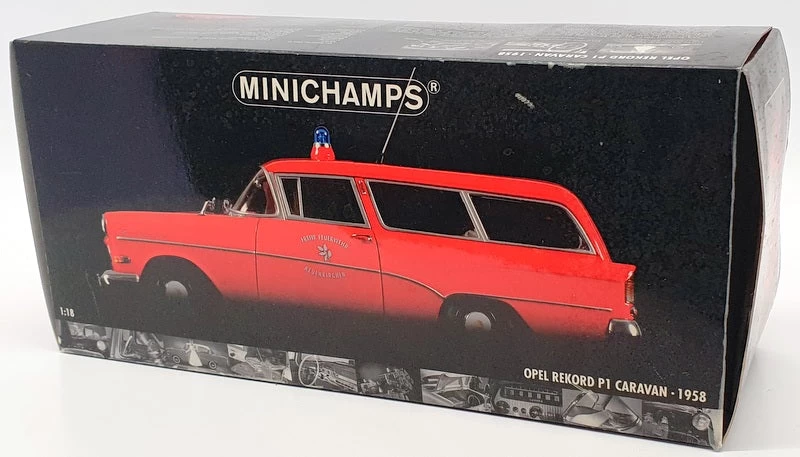 Minichamps 1/18 Scale Model Car 180 043291 - Opel Rekord P1 Caravan - Image 7