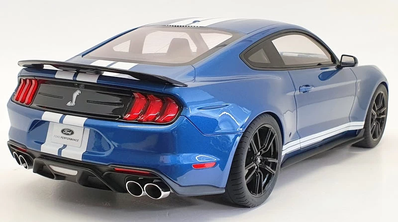 Acme 1/12 Scale Model Car US023 - 2020 Ford Shelby GT500 - Blue - Image 2