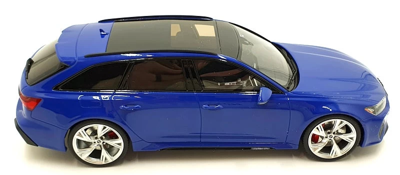 GT Spirit 1/18 Scale Resin GT854 - Audi RS6 Avant Tribute - Blue - Image 4