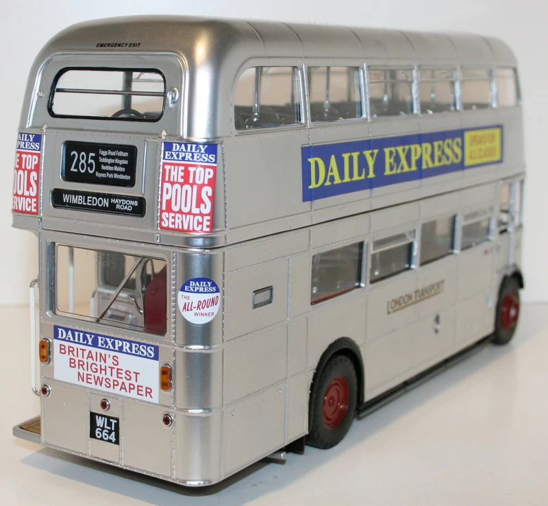 SunStar 1/24 Scale 2903 Routemaster Bus Daily Express RM664 WLT 664 Silver Lady - Image 6