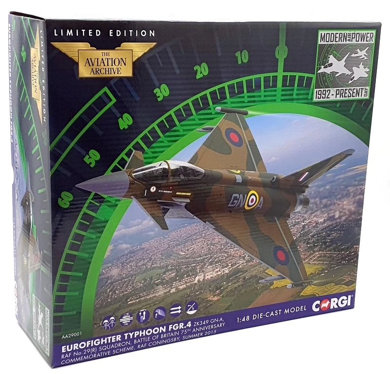 Corgi 1/48 Scale AA29001 - Eurofighter Typhoon FGR.4 RAF 29 SQN B.O.B 2015 - Image 7