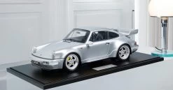 1/8 Minichamps 1994 Porsche 911 (964) Carrera RS 3.8 (Silver Metallic) Resin Car Model Limited 99 Pieces