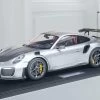 1/8 Minichamps 2018 Porsche 911 (991.2) GT2 RS (Silver Metallic) Resin Car Model Limited 191 Pieces