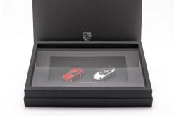 1/43 Dealer Edition Porsche 911 Art Edition Timeless Machine Models Set 1964 Orsche 911 (901) (Indian Red) & Porsche 911 (992) Carrera S (Silver Grey) Car Model